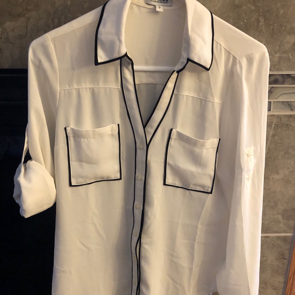 B&W Blouse